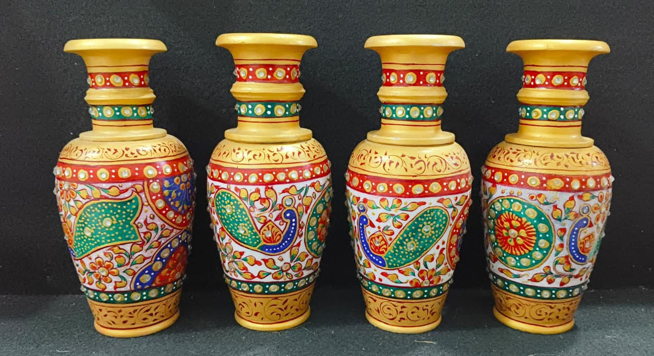 Set of Four Vases