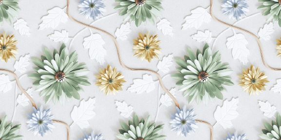 Premium Stone Tile - Model COLORADO FLOWER